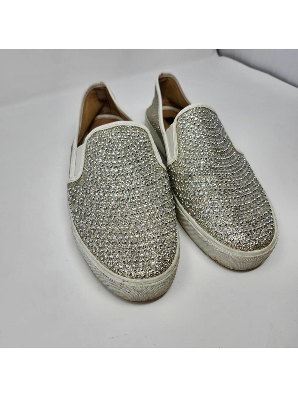 INC International Concepts Rhinestone Slip On Sneakers Casual Shoes 9.5M